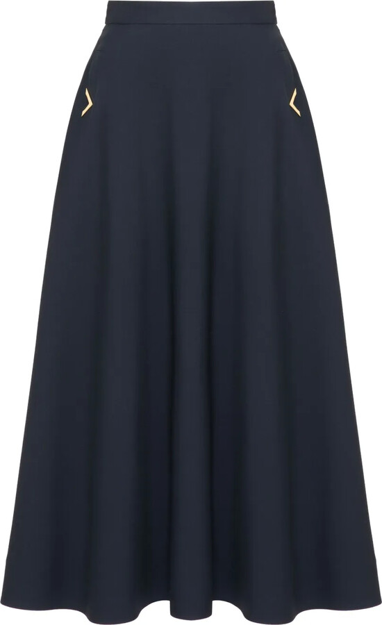 Valentino Garavani Crepe Couture midi skirt