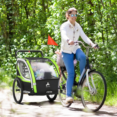 Aosom 2-in-1 Walk/Ride Foldable Multi-Child Stroller