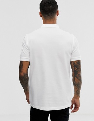 Fred Perry plain polo shirt in white Exclusive at ASOS