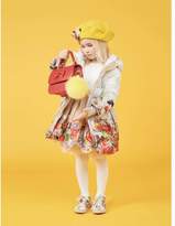 Thumbnail for your product : MonnaLisa MonnalisaBeige Down Padded Floral Coat