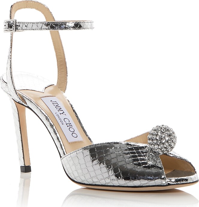Jimmy Choo Women's Sacora 85 Embellished High Heel Sandals - Exclusive