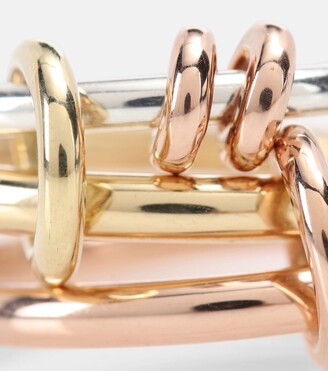 Spinelli Kilcollin Raneth 18kt gold, 18kt rose gold and sterling silver ring