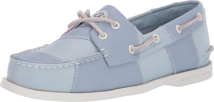 light blue sperrys