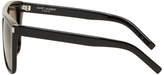 Thumbnail for your product : Saint Laurent Black and Silver SL 1 Combi Sunglasses