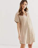 Thumbnail for your product : rhythm Bahamas beach shirt dress in sunburn stripe