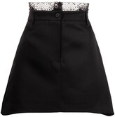 Thumbnail for your product : we11done High-Waisted Curved-Hem Skirt