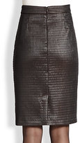 Thumbnail for your product : Josie Natori Textured Pencil Skirt