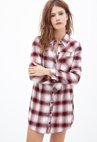 Thumbnail for your product : Forever 21 Plaid Flannel Shirt Dress