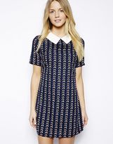 Thumbnail for your product : Max C London Shift Dress with Collar