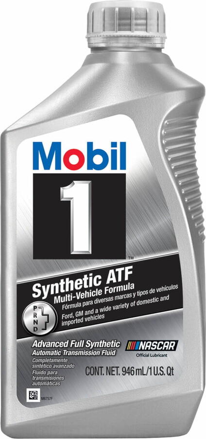 Mobil 1 Synthetic Automatic Transmission Fluid, 1 Quart