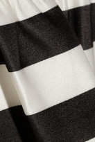 Thumbnail for your product : Mother of Pearl Bella striped silk-satin skirt
