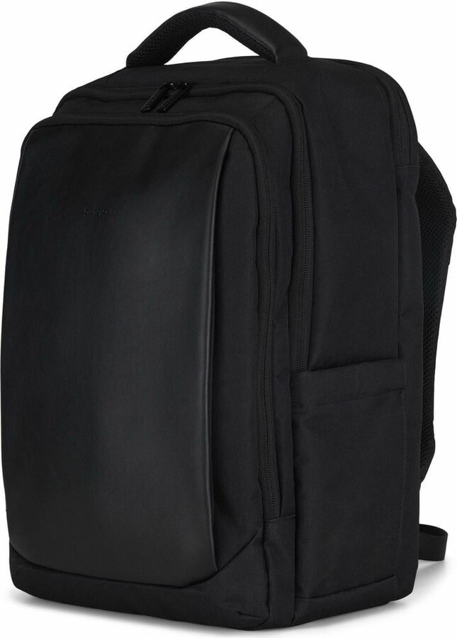 bugatti Carrying Case (Backpack) for 15.6" Notebook - Black - Damage Resistant - Polyester Body - Shoulder Strap, Handle - 16.8" Height x 11.8" Width x 7.3" Depth - 1 Each