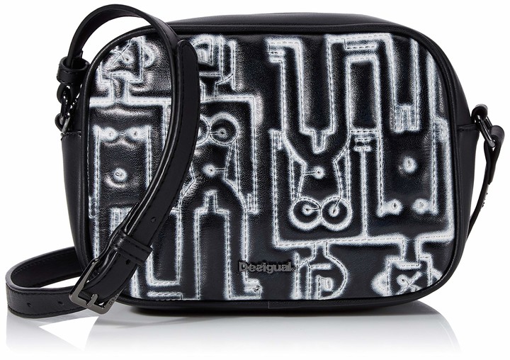 desigual pu shoulder bolsa