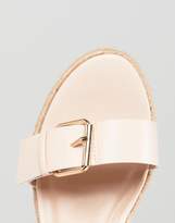 Thumbnail for your product : London Rebel Buckle Wedge Sandal