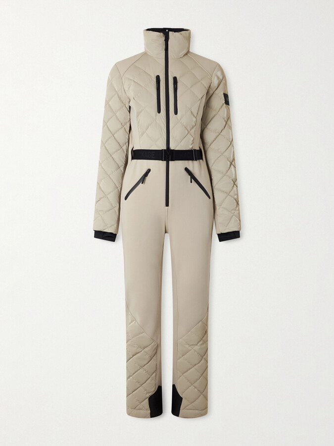 Mackage - Inga Belted Quilted Padded Down Ski Suit - Brown