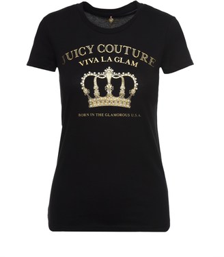Juicy Couture Outlet - LOGO VIVA CROWN TEE