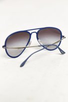 Thumbnail for your product : Ray-Ban Light Ray Matte Blue Aviator Sunglasses