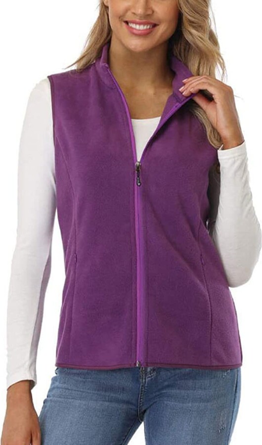 TienNew Women's Polar Fleece Vests Lightweight Body Warmer ShopStyle