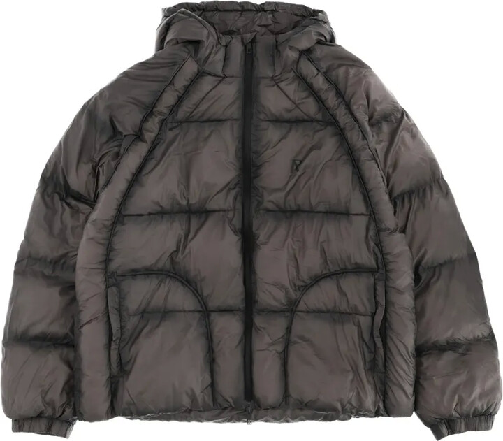 Represent Washed Puffer Jacket - ShopStyle