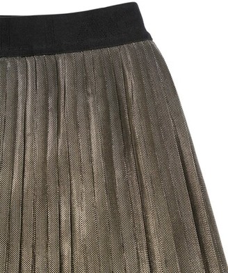 Karl Lagerfeld Paris Pleated Lurex Skirt