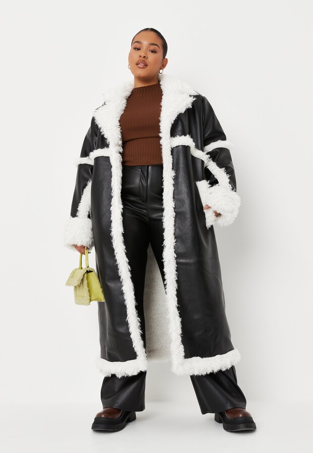 plus size fur jacket uk