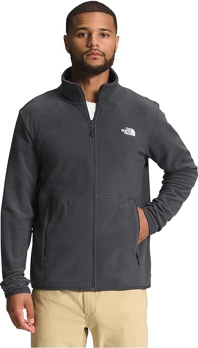 The North Face TKA Glacier Full Zip Jacket (Asphalt Grey) Men's Clothing -  ShopStyle