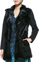 Thumbnail for your product : Nanette Lepore Luscious Rabbit-Fur/Knit Coat