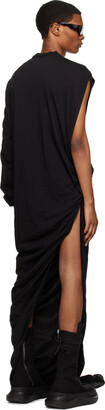 Rick Owens Black Single-Shoulder Maxi Dress