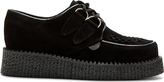 Thumbnail for your product : Underground Black Suede Wulfrun Platform Shoes