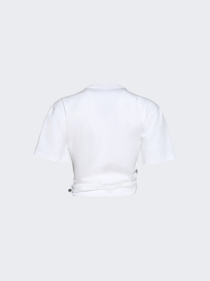 Area Crystal Knot Tee White