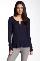 Thumbnail for your product : Michael Stars Hi-Lo Long Sleeve Ribbed Tee