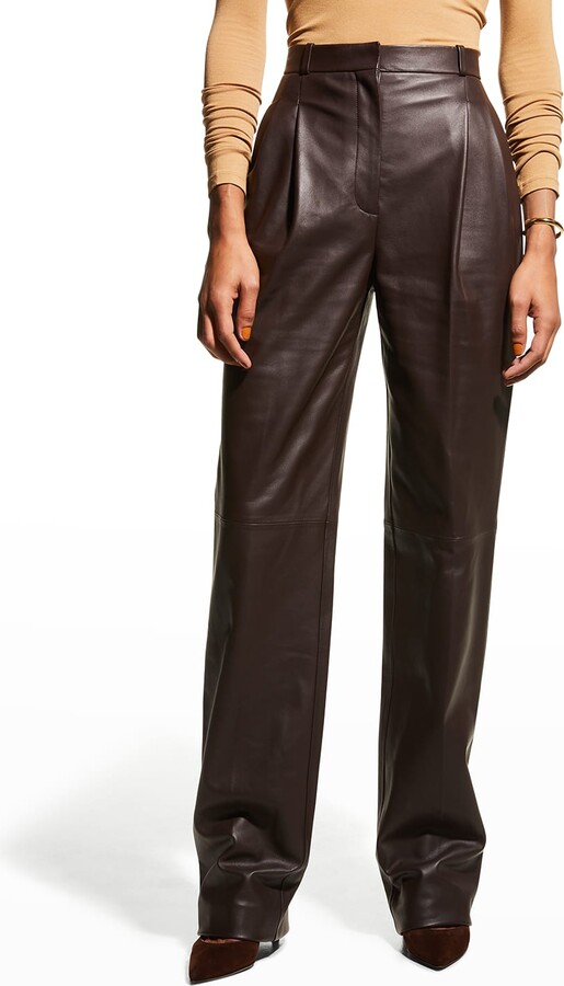 Button Fly Leather Pants | Shop the world's largest collection of 