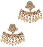 MARCHESA Gilded Gala Swarovski Earrings