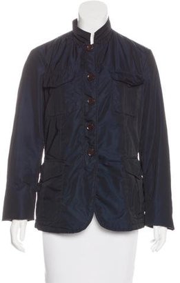Moncler Long Sleeve Zip-Front Jacket