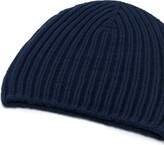 Thumbnail for your product : Barrie Ribbed-Knit Cashmere Beanie