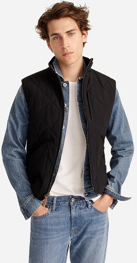 J.Crew Sussex quilted vest with PrimaLoft® - ShopStyle Outerwear