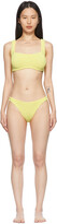 Thumbnail for your product : Hunza G Yellow Cropped Xandra Bikini