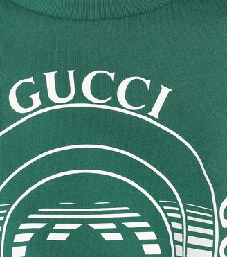 Gucci Logo cotton-jersey sweatshirt