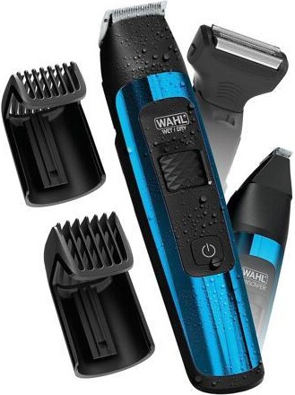 Fahint Wahl Manscaper Total Body Grooming and Your Hair Down There Rechargeable Deluxe Hair Trimmer and Shaver with Safe-Touch Detachable Stainless Steel...