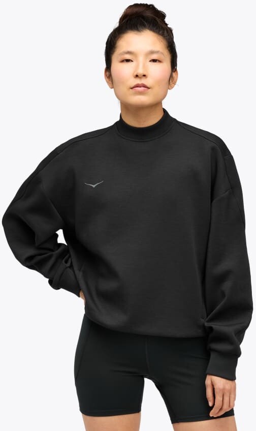 Hoka One One Women's Kaitoro Knit Crew in Black