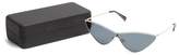 Thumbnail for your product : Le Specs The Fugitive Cat Eye Sunglasses - Womens - White Black