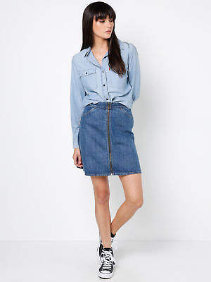 Levi's New Levis 70S Western Shirt In Denim Womens Shirts & Blouses