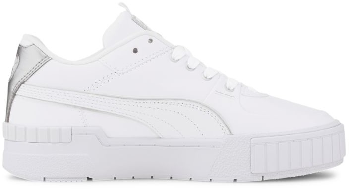 white platform puma trainers