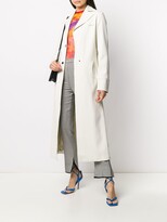 Thumbnail for your product : Off-White "Cut Here" Print Trench Coat