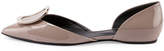Thumbnail for your product : Roger Vivier Sexy Choc Patent Ballerina Flat