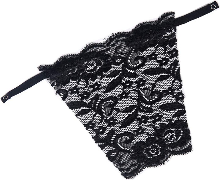 Metyou Lace Clipon Mock Camisole Bra Insert Overlay Modesty Panel Vest