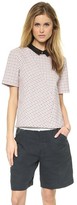 Thumbnail for your product : Band Of Outsiders Windowpane Check Collared Top