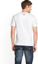 Thumbnail for your product : Crosshatch Mens Lamonte V-neck T-shirt - White
