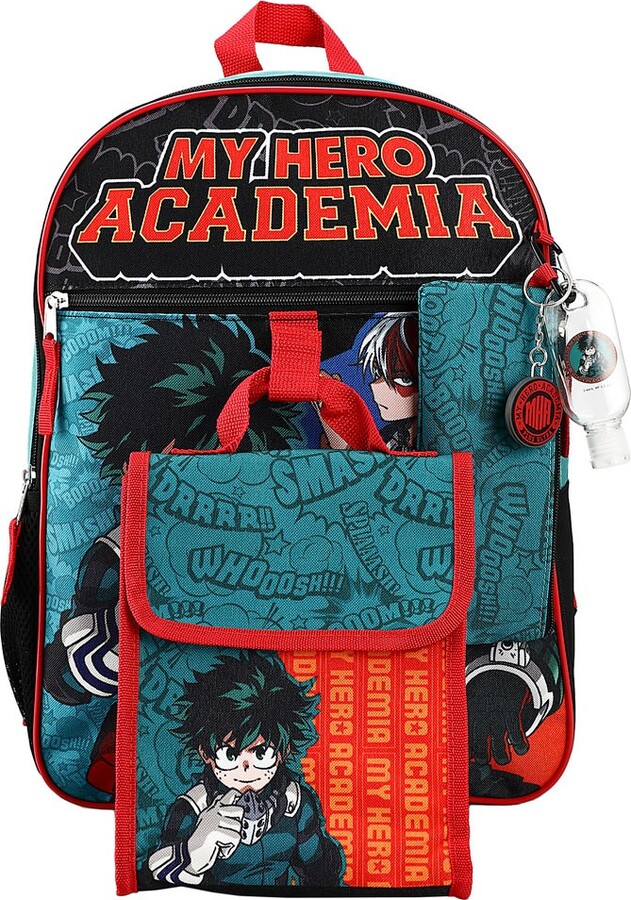 My Hero Academia 5Piece Backpack Set ShopStyle Boys' Bags