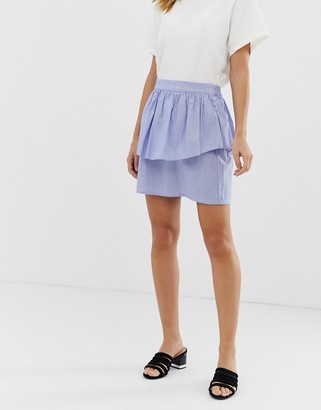 Naf Naf layered mini skirt
